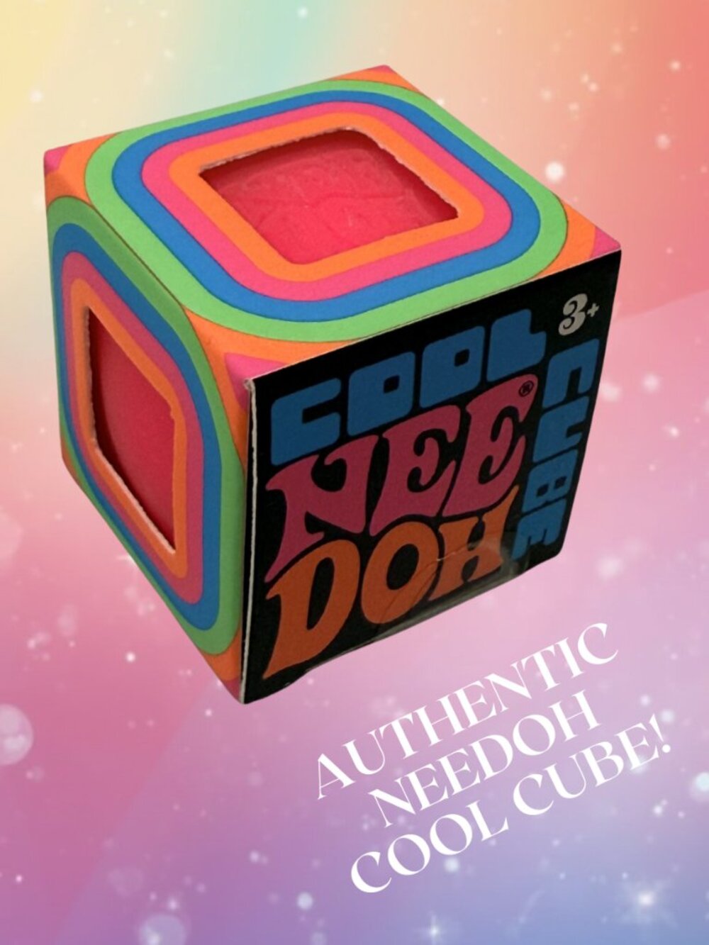 🩷 NeeDoh | Pink Cool Cube